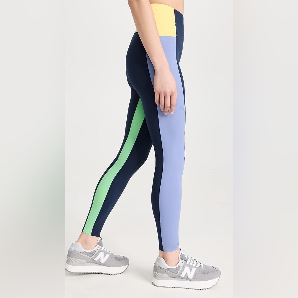Sweaty Betty Women's Power HIGH Waist Color Block Ultra Sculpt Legging Open Blue